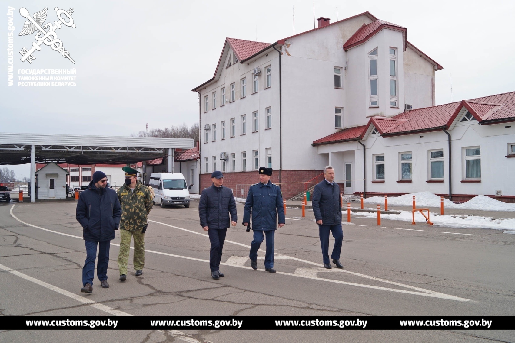 Сегодня Председатель Государственного таможенного комитета Владимир  Орловский проинспектировал белорусско-литовский участок границы